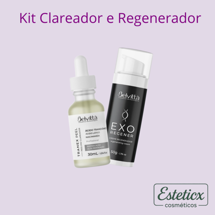 Kit clareador e regenerador